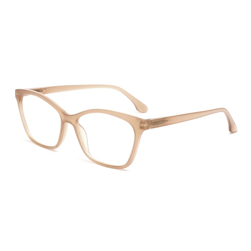 OPULIZE KAT Reading Glasses for Women Men, Cat-Eye Frame with Spring Hinges, Matt Taupe +1.50 (Pack of 1) - Image 2