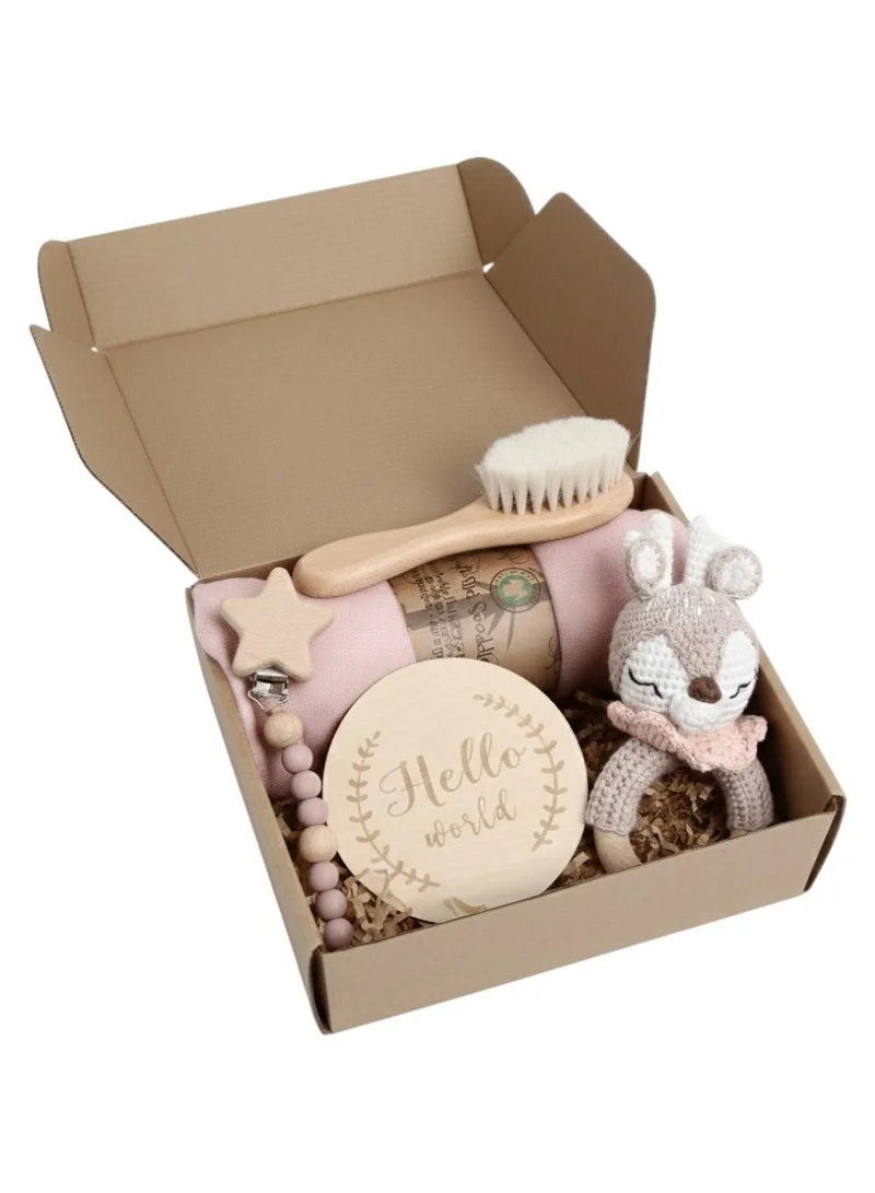 Bambimici Bambimici – Multi-Purpose Baby Gift Box - Deer Set K
