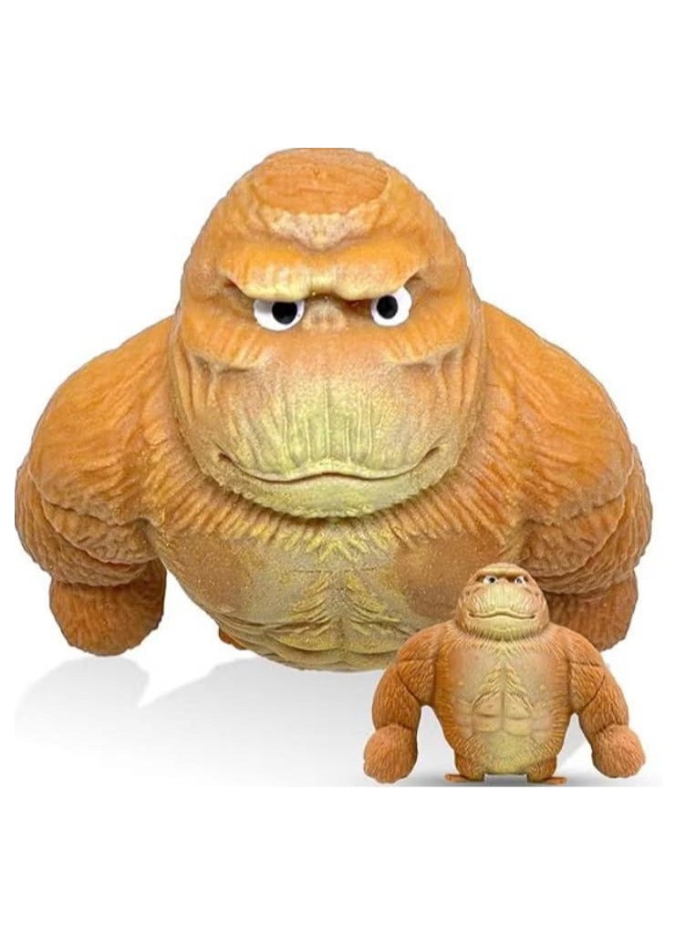 Squishy gorilla Stretchy Sand Filled Toy Animal Squeeze Toys for Anti-Anxiety and Stress Relief, Squishy Toys for Adults and Kids, Ideal Gift for Easter, Birthday