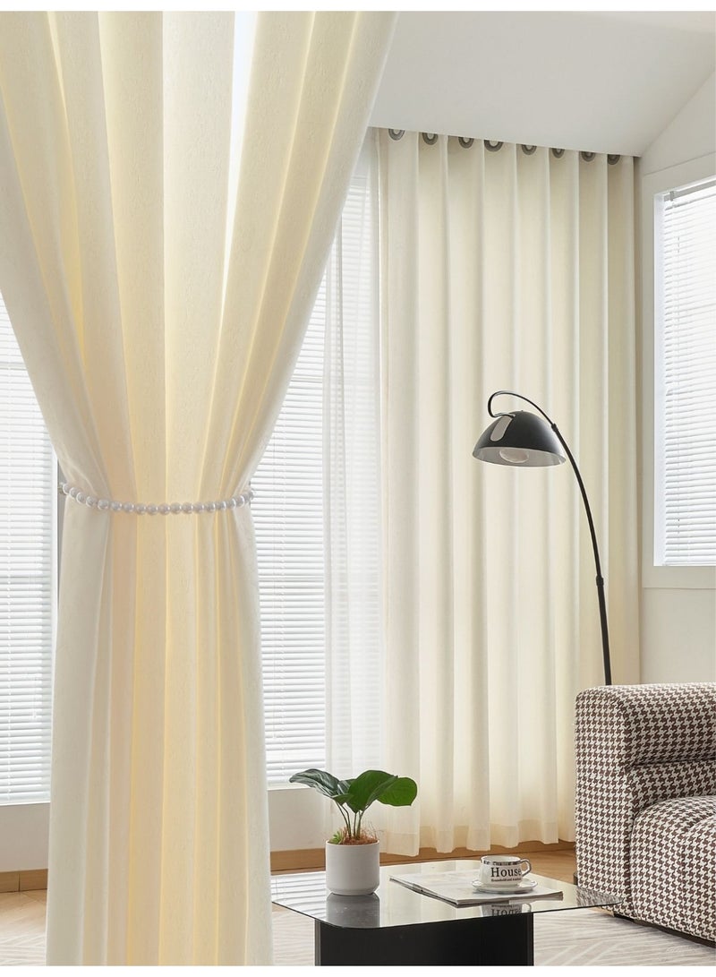 QBAID Semi-Transparent Window Drapes – Choose the Right Fit for Your Bedroom or Living Room - Image 1