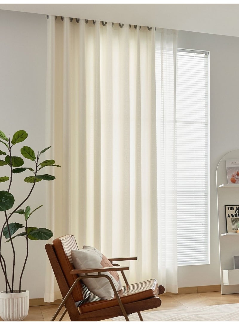 QBAID Semi-Transparent Window Drapes – Choose the Right Fit for Your Bedroom or Living Room - Image 2