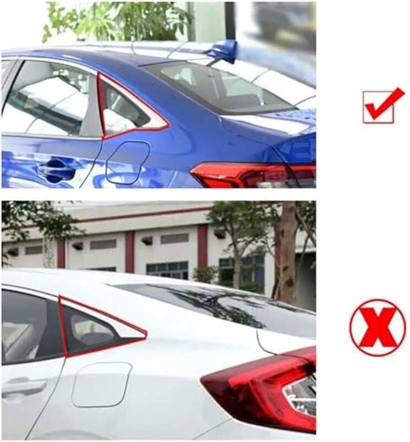 Wivplex Car Rear Louver Window Cover for Civic 2022-2023 - Image 5