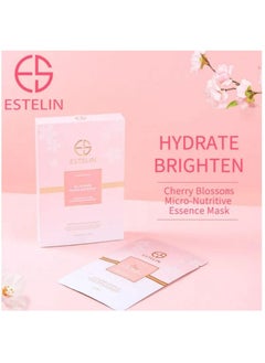 ESTELIN Estelin Cherry Blossoms Micro Nutritive Essence Mask 25g x 5 Pieces  - Image 3