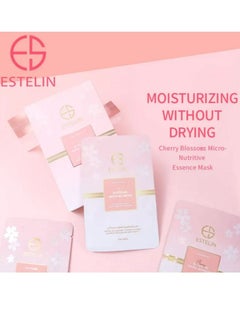 ESTELIN Estelin Cherry Blossoms Micro Nutritive Essence Mask 25g x 5 Pieces  - Image 5