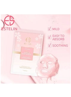 ESTELIN Estelin Cherry Blossoms Micro Nutritive Essence Mask 25g x 5 Pieces  - Image 4