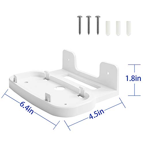 HOLACA Wall Mount Holder for ASUS ZenWiFi AX Whole-Home Tri-Band Mesh WiFi 6 System (XT8)(CT8)(XT9),Simple and Sturdy Wall Mount Holder Stand Bracket by HOLACA (2 Pack, White) - Image 4