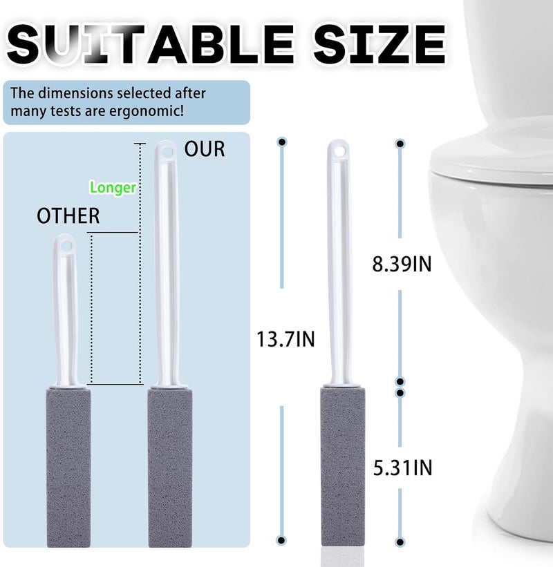 ARZQUT Pumice Cleaning Stone with Handle - 2 Pack - Image 2