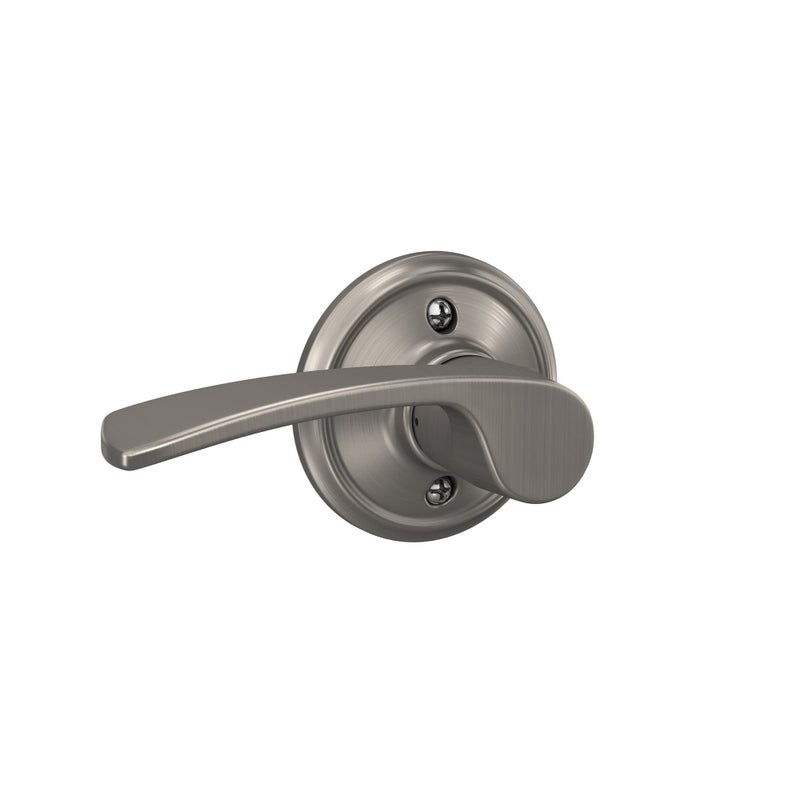 Schlage F170 MER 619 LH Left Handed Merano Door Lever, One Sided Non-Turning Dummy Door Handle, Satin Nickel - Image 5