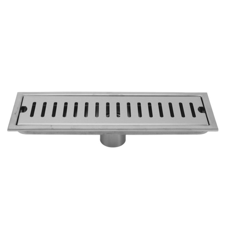 12 Inch Rectangular Linear Shower Drain 304 Stainless Steel Rustproof Shower Floor Drain Odor Proof Bathroom Floor Drain for Home Hotel - Image 3