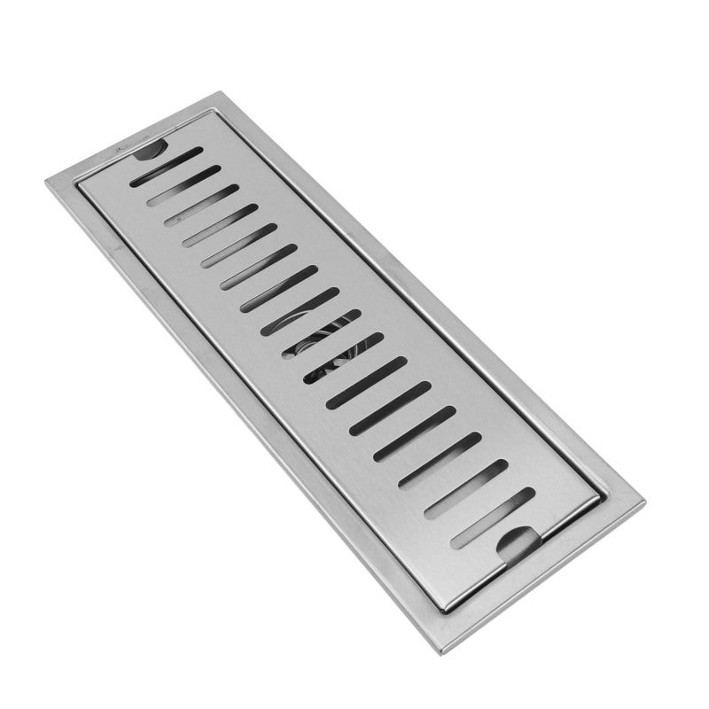 12 Inch Rectangular Linear Shower Drain 304 Stainless Steel Rustproof Shower Floor Drain Odor Proof Bathroom Floor Drain for Home Hotel - Image 2