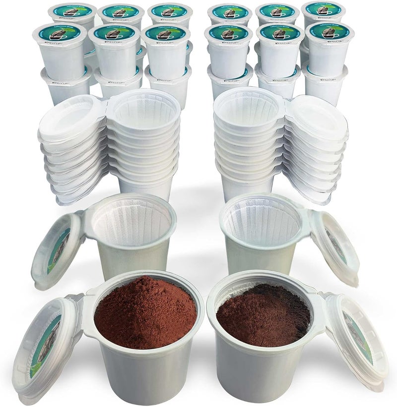 iFillCup 42 Pack Reusable Coffee Pods for Keurig Brewers - Fillable and Eco-Friendly - Image 1