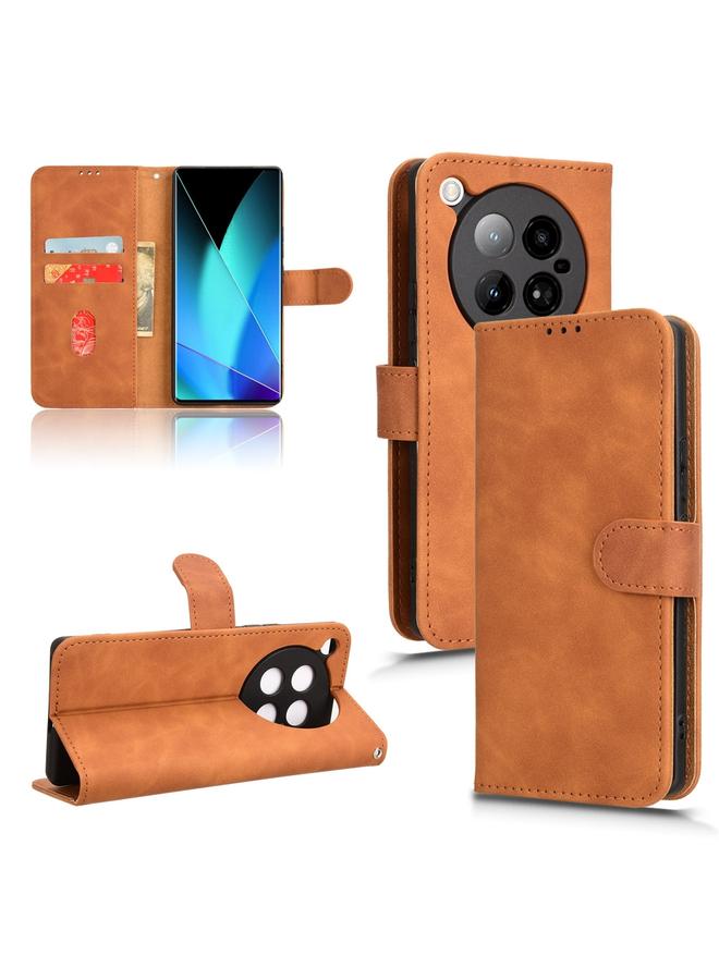 S-TOP Case For Infinix Zero 40 4G Skin Feel Magnetic Flip Leather Phone Case - Image 1