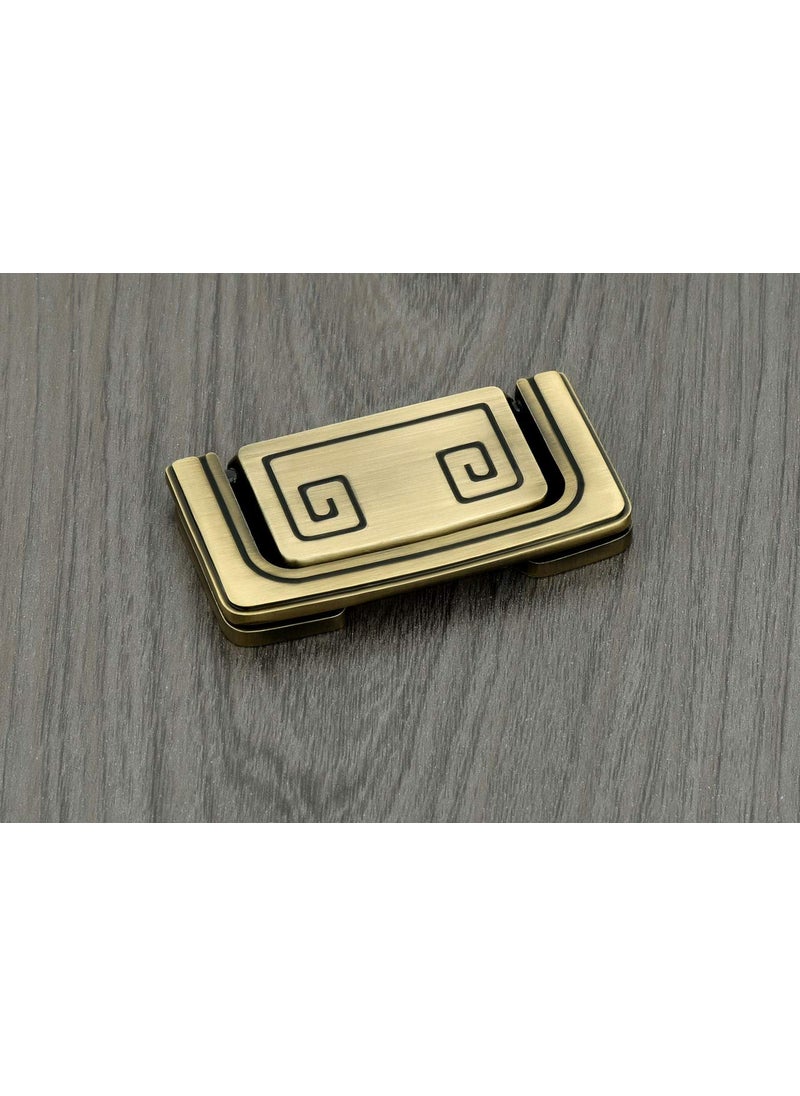 HARMONUS HARMONUSAntique Finish Kadi Door Cabinet Puller olding Handles Ring Drawer Kadi Pull SetPack of 2 Pieces 
