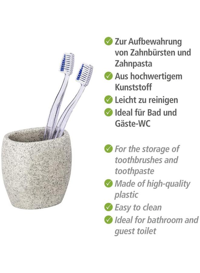 Wenko Puro High Quality Contemporary Design Polyresin Bathroom Tumbler Light Grey 22019100 - Image 3