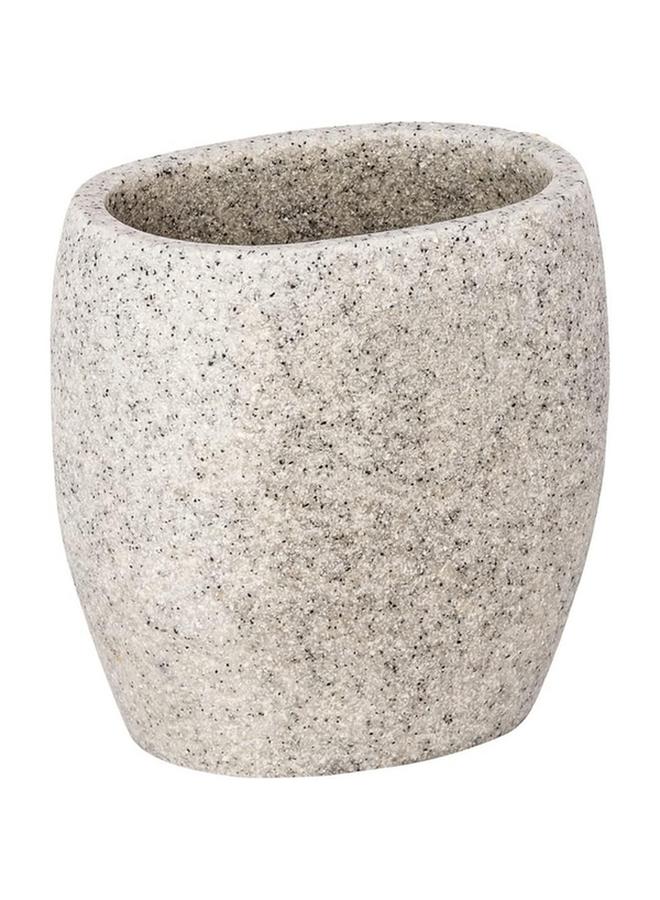 Wenko Puro High Quality Contemporary Design Polyresin Bathroom Tumbler Light Grey 22019100 - Image 2