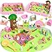 KNASON Rabbit and Hamster Sensory BinPlay Sand Kit for Girls and Boys with 22lbs Sensory Sand and BoxPet Sandbox Toys Role Pretend Play Beach Toy Birthday Present for Toddler Ages 3 4 5 6 7 8 - Image 2