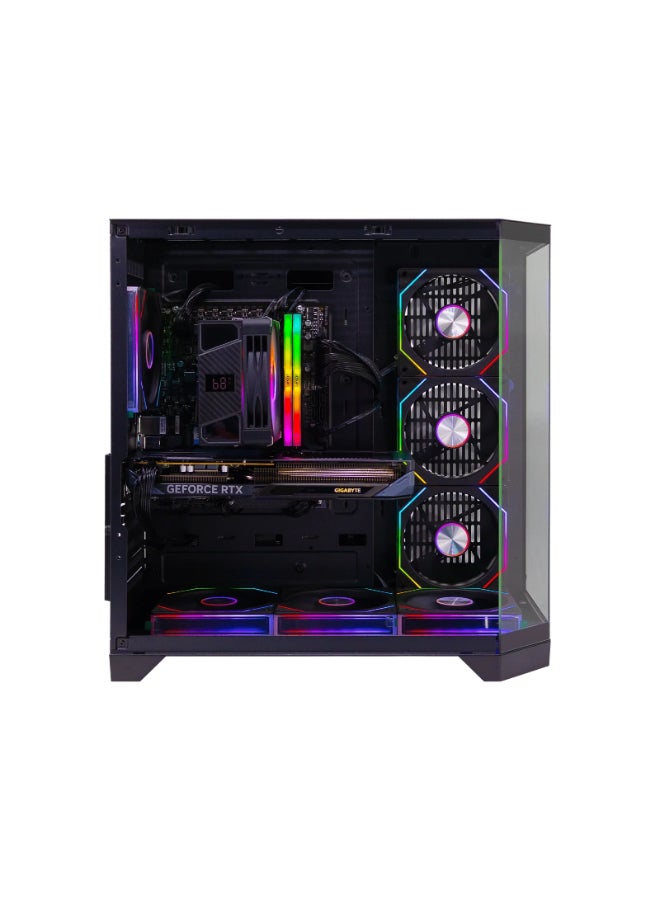 Setup Master Gaming Pc with Intel Core i5-12400F Processor, H610M-E D4 Motherboard, DDR4 16GB RAM RGB, 1TB M.2 SSD, NVIDIA GeForce RTX 3050 Graphics Card, 7 Fan Case Black RGB Remote Control with Windows 11 Pro Black - Image 4