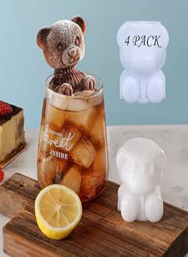 coldchill Bear Ice Mold (Small, 4 Pieces)