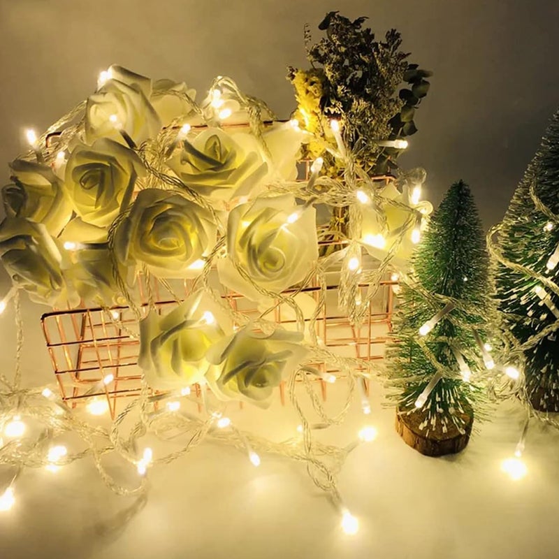 Lexton Lexton 10 m Led String Light Plug Sourced Warm White for Indoor Outdoor Decorations Diwali Christmas Wedding Party Lawn - Image 5