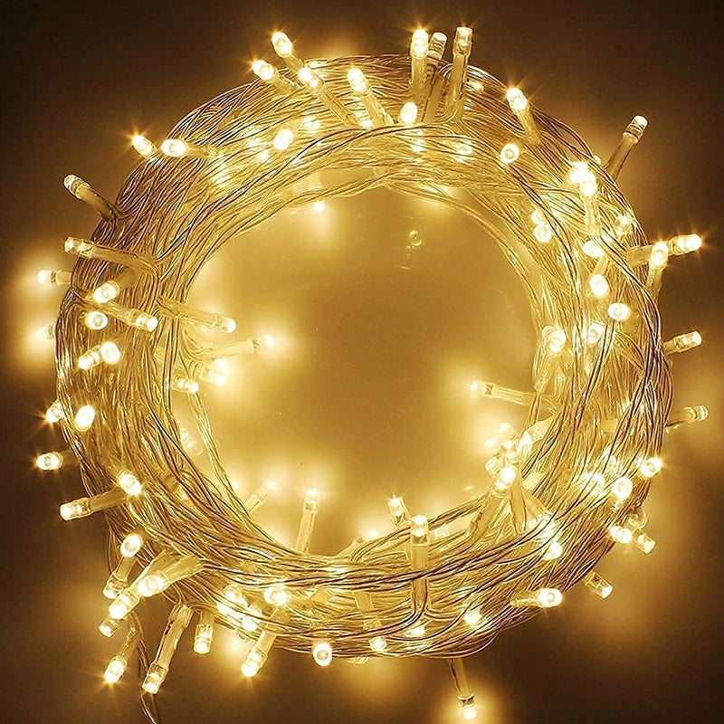 Lexton Lexton 10 m Led String Light Plug Sourced Warm White for Indoor Outdoor Decorations Diwali Christmas Wedding Party Lawn - Image 3