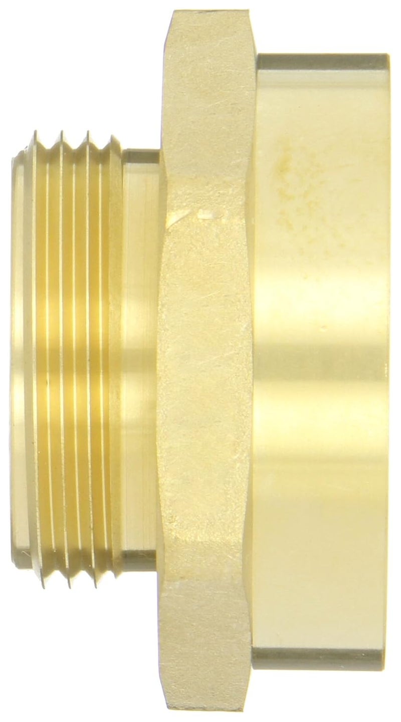Dixon Valve FM2015F Brass Fire Equipment, Hex Nipple, 2" NPT Female x 1-1/2" NST (NH) Male - Image 2