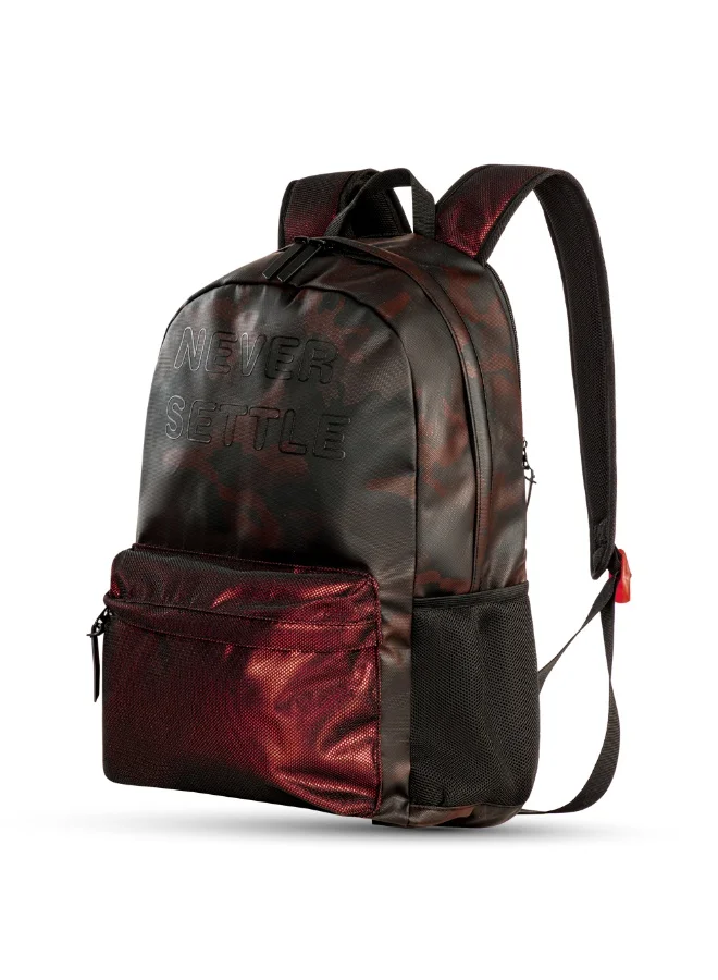 Hydrobrew Hydrobrew 18" Backpack w/ Double Wall Stainless Steel Water Bottle 420ml – Brown & Graphite Glow