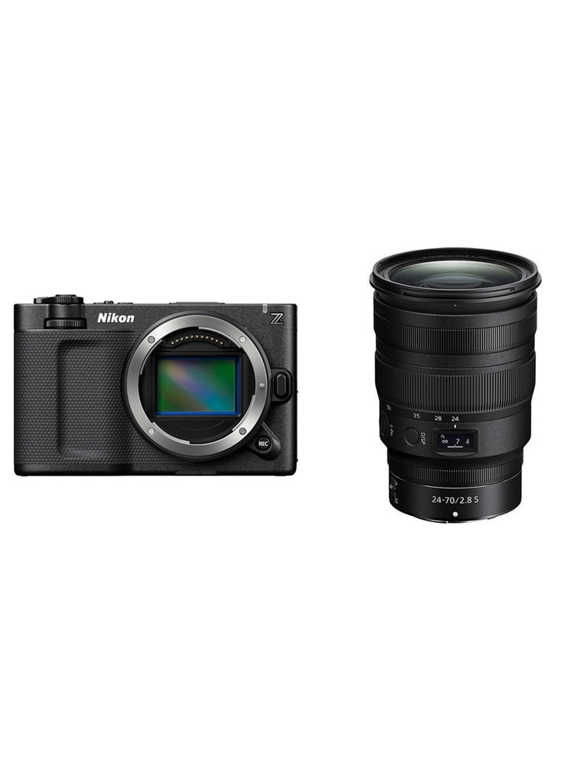 Nikon ZR 6K Cinema Camera (Body Only) + Nikkor Z 24-70Mm F/2.8 S Standard Zoom Lens For Mirrorless Cameras Black - Image 1