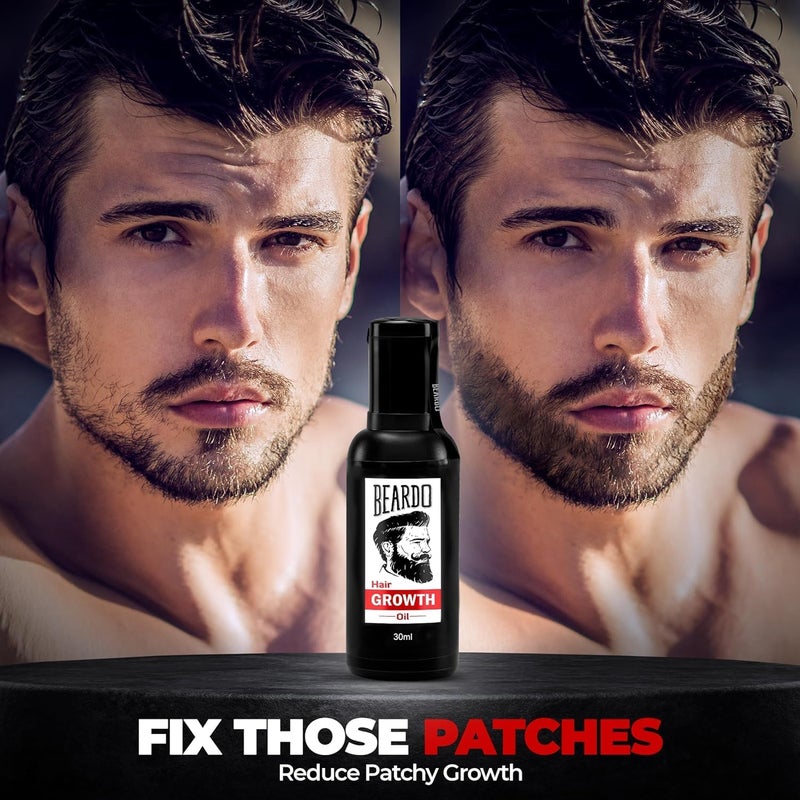 Beardo Beard & Hair Growth Oil - 30ml Natural Oil for Thicker, Longer Beard and Fast Growth - Image 4