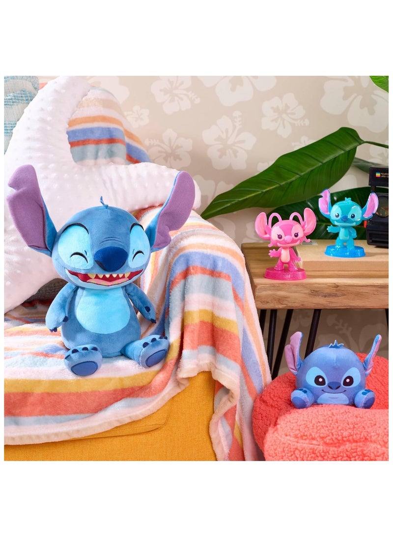 جست بلاس لعبة ديزني ستيتش القماشية Crack Me Up – دمية تفاعلية ناعمة تصدر أصواتاً مضحكة للأطفال | دمية ناعمة ناطقة ومضحكة، هدية مثالية للأولاد والبنات ومحبي ليلو وستيتش - Image 3