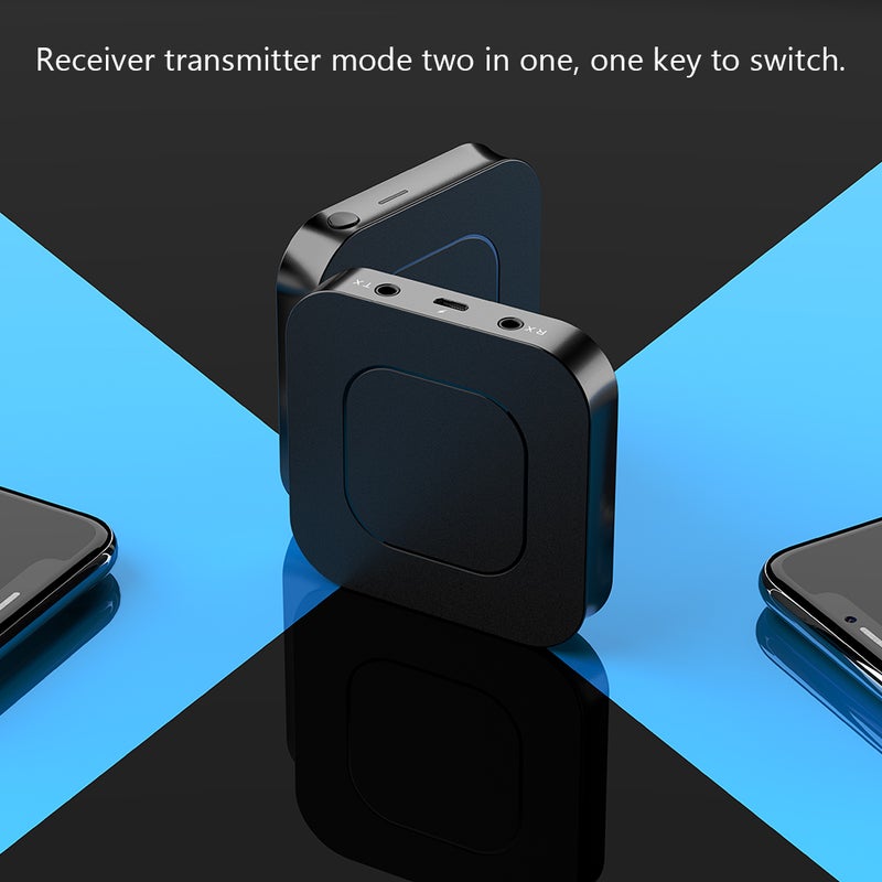 Bluetooth Wireless Adapter For PC TV Car Headphones Black - Image 4