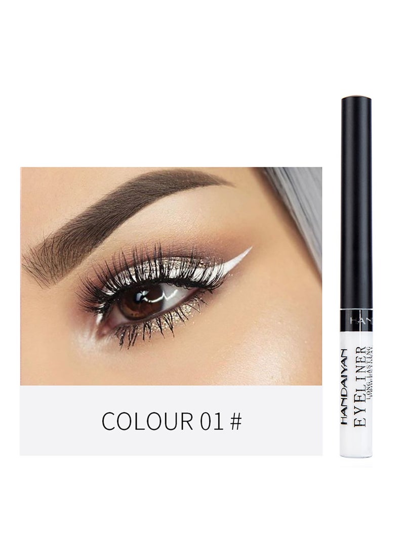 Handaiyan Waterproof Eyeliner color Liquid Liner Matte Finish Professional Makeup Long Lasting Quick Smudge Proof Hyper Drying Resistant Stay All Day Waterline Winged Instant Result  - Image 1