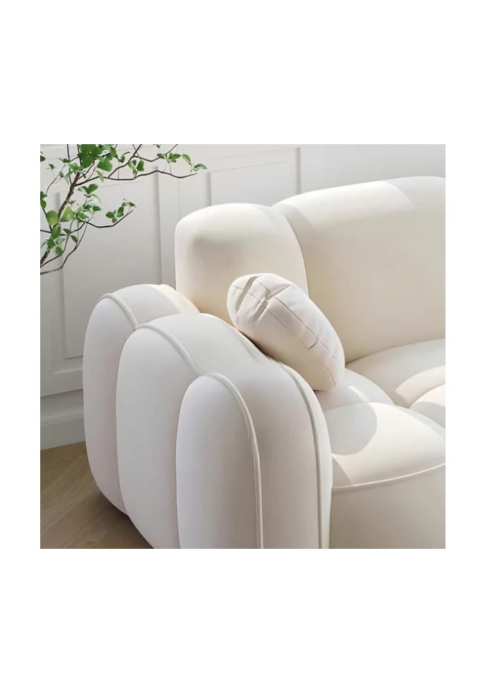 Luxury Luxe Cloud-Shaped Sofa Set - Off White - Image 5