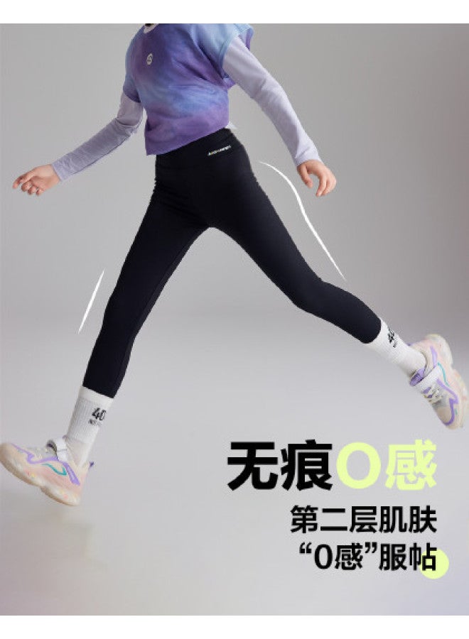 ASK JUNIOR Girls' Pants Autumn Fashion Shark Pants Children's Sports Running Pants Middle And Older Kids Cycling Pants Teenagers - Image 1