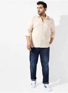 Instafab Plus Vertically Creased Shirt  - Image 5