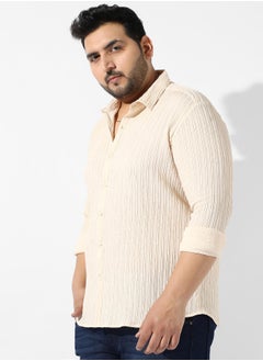 Instafab Plus Vertically Creased Shirt  - Image 3