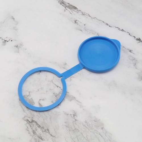 LT Easiyl 2PCS Windshield Washer Fluid Reservoir Cap Wiper Reservoir Tank Bottle Cap 76802-SZA-A01 Compatible with Honda Pilot 2009-2015 Blue - Image 5