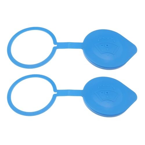 LT Easiyl 2PCS Windshield Washer Fluid Reservoir Cap Wiper Reservoir Tank Bottle Cap 76802-SZA-A01 Compatible with Honda Pilot 2009-2015 Blue - Image 1