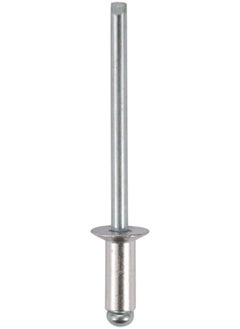 Generic Aluminum Open End Countersunk Head Blind Rivets  Silver Tone, 100 Pieces, M4X10Mm  - Image 2