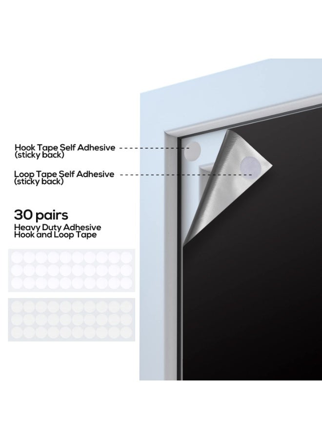 Portable Blackout Shades, 100% Blackout Material, Cut-to-Size, Self-Adhesive, 145x300CM - Image 5