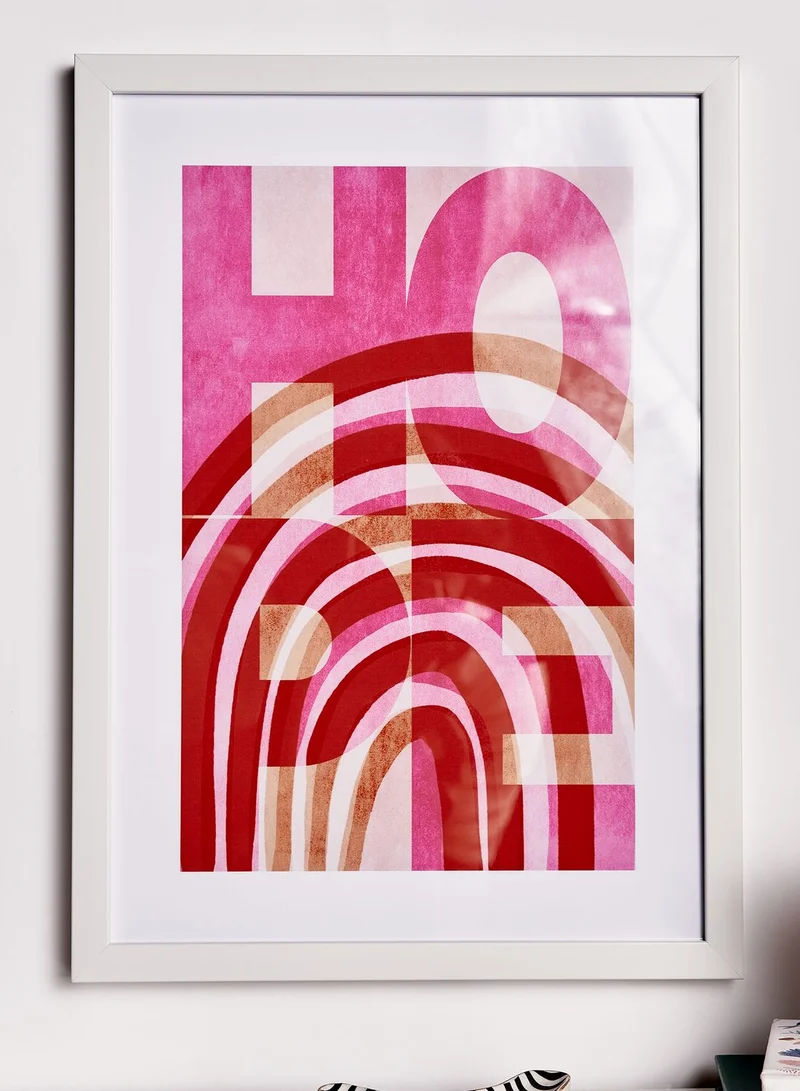 RIVER ISLAND Hope Rainbow A3 Print