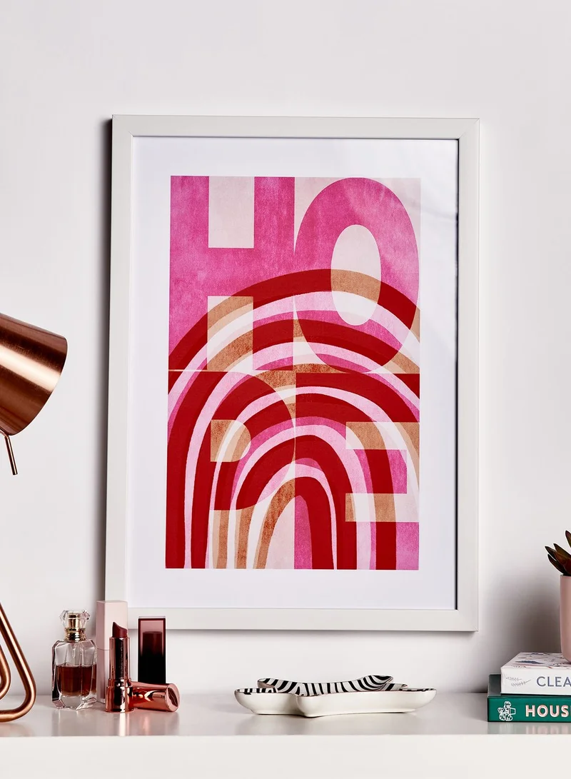 RIVER ISLAND Hope Rainbow A3 Print