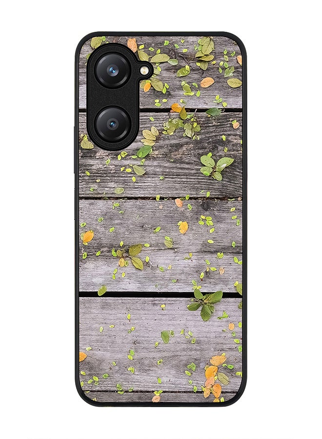 Stylizedd Rugged Black edge case for Vivo Y28s 5G / Vivo Y18 4G /Vivo Y03 4G, Slim fit Soft Case Flexible Anti Drop TPU Gel Thin Cover - Backyard Patio  - Image 1