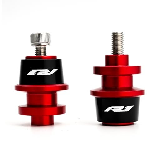 MOWOK For Yamaha R1 YZF-R1 R1M YZFR1 Motorcycle Accessories CNC Aluminum 6mm Swing Arm Stand Screws Swingarm Spools Sliders (Red) - Image 3
