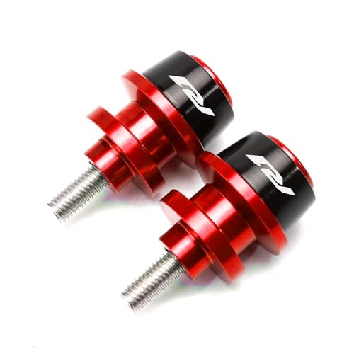 MOWOK For Yamaha R1 YZF-R1 R1M YZFR1 Motorcycle Accessories CNC Aluminum 6mm Swing Arm Stand Screws Swingarm Spools Sliders (Red) - Image 5