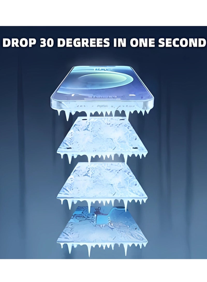 Phone Cooler, Semiconductor Cooling Fan Compatible with Magsafe, Portable Noiseless Cooling Game Artifact for PUBG, Live Vlog, for iOS/Android 46.7 Inch Phones - Image 3