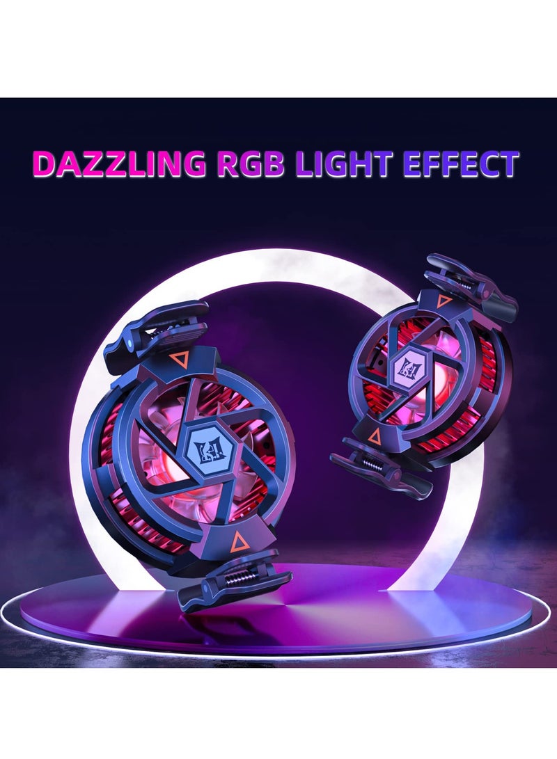 Phone Cooler, Semiconductor Cooling Fan Compatible with Magsafe, Portable Noiseless Cooling Game Artifact for PUBG, Live Vlog, for iOS/Android 46.7 Inch Phones - Image 5