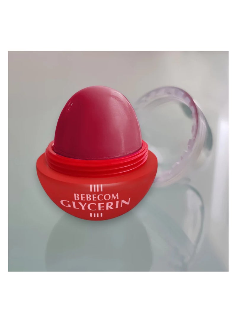 Bebecom Glycerin Lip Balm, Soothes & Moisturises, Cherry Flavour,  10g - Image 1