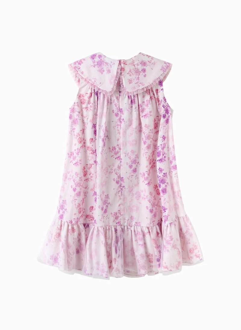 Balabala Floral Peter Pan Dress