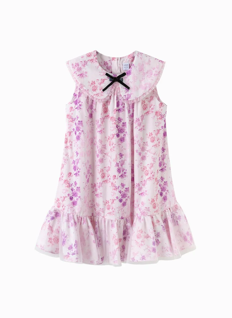 Balabala Floral Peter Pan Dress