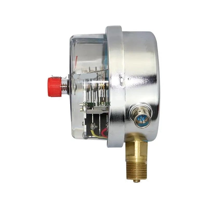 Shock Resistance Electric Contact Pressure Gauge YNXC100 Oil Hydraulic Water Pressure Double Upper and Lower Limit Control 30VA(-0.1-0.15Mpa) - Image 2